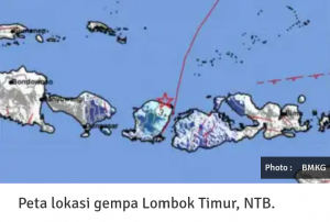 Lombok Kembali Diguncang Gempa Susulan 7.0 SR