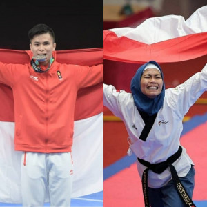 Emas dan Perak  Pertama Untuk Indonesia   di Asian Games  2018