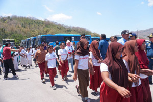 KSOP Lembar  Gelar Aksi Penyembuhan Trauma Korban Gempa 