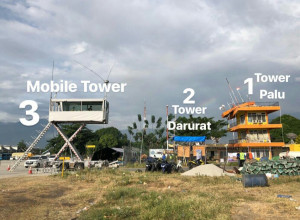 AirNav Operasikan Mobil Tower di Bandara Mutiara Sis Al Jufri Palu