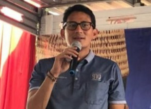 Cawapres  Sandi Berjanji Fokus Pada Persoalan Ekonomi