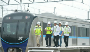Ujicoba MRT, Presiden :  Cukup Bagus, Suara Mesin Juga Tidak Bising