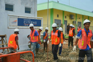 Double Track  Lintas Maja-Rangkas Bitung  Beroperasi 2019.