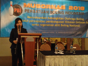 Percha Leanpuri Resmi Terpilih Sebagai Ketum PB PBI