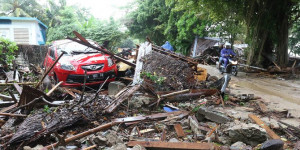 Warga Mulai Melakukan Kegiatan Ekonomi di Kawasan Bencana Tsunami Banten