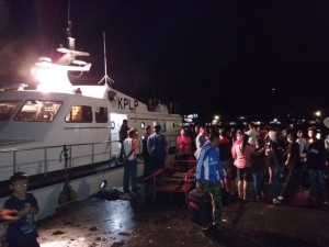  UPP Kelas II Tahuna   Evakuasi Ratusan Pelajar di Wilayah Kepulauan  Sangihe