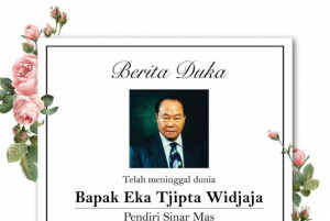 Pendiri Sinar Mas Group Eka Tjipta Wijaya Meninggal  Dunia