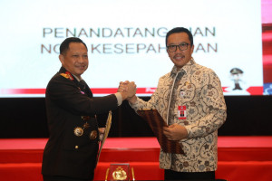 Menpora Gandeng  Polri  Untuk Penegakan Hukum