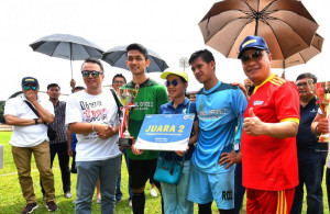 Pertandingan  Bola HUT  BTN