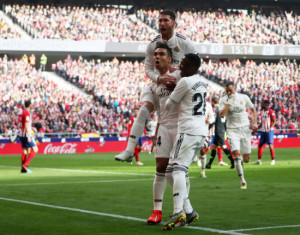 Madrid Sukses  Ganyang Atletico 3 - 1  di Liga Spanyol