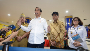 Presiden Jokowi Resmikan Terminal Penumpang Bandara Radin Inten II
