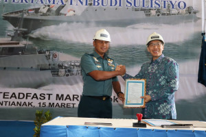 TNI AL Bangun Dua Kapal Patroli Militer di Galangan Steadfast Marine
