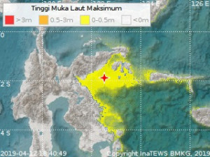 Gempa Bumi Berpotensi Tsunami  Guncang Sulawesi