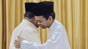Pertemuan UAS dan Prabowo Dongkrak Suara Pemilih