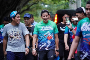 Cawapres Sandiaga Salahudin Uno Kembali Beraktivitas