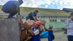 KSOP Teluk Palu Galang Bantuan Korban Bencana Banjir Sulteng
