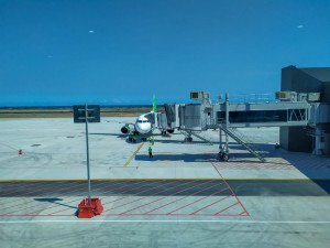 Penerbangan Perdana, Pesawat A320 Mendarat Mulus di Bandara YIA Kulon Progo