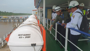 Ditjen Hubla Terjunkan  Tim Marine inspector  ke Tanjung Api-Api