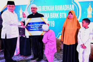 Bank BTN Salurkan Tali Kasih Rp 2,24 miliar