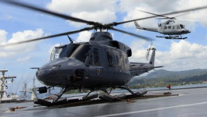 Helikoptet Perusahaan  Palapa Ikut Melakukan Pencarian