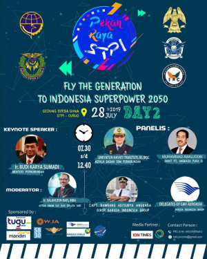 Menhub dan Praktisi Penerbangan Nasional  Hadir Jadi Pembicara Pada Pekan Raya STPI 2019