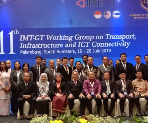 Kerjasama Bidang Infrastruktur dan Transportasi, Delegasi 3 Negara Bertemu di Palembang