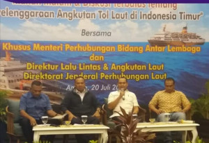 Kemenhub Optimalkan Program Tol Laut di Indonesa Timur