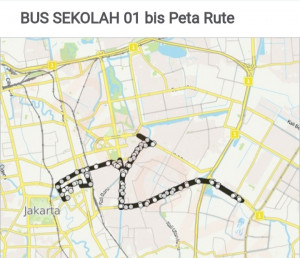 Bus Sekolah  di Kota Jakarta