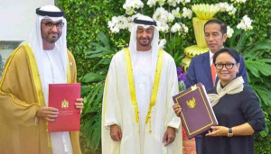 Indonesia-Abu Dhabi Teken 12 Kontrak Kerjasama Senilai Rp136 Triliun