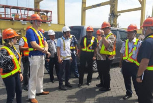 Implemantasikan ISPS Code,  Pelabuhan  Semarang dan Banten  Diapresiasi  Coast Guard AS dan Inggris