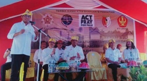 Dalam Rangka Act and Pray for Palu, Ini Rangkaian Acara Menhub di Sulteng