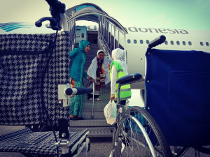 Kloter Pertama  Embarkasi Padang Bengkulu Tiba di Tanah Air