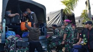 TNI- Polri Masih Melakukan Penjagaan Sejumlah Objek Vital di Tomika