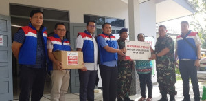 Pertamina MOR VIII Salurkan Bantuan LPG dan Sembako ke Pengungsi di Jayapura   