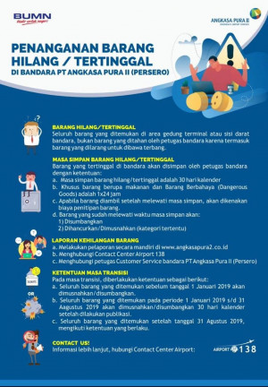 Kehilangan Barang di Bandara AP II,  Jangan Khawatir Begini Cara Mengurusnya