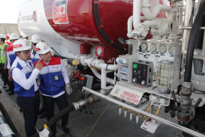 Pertamina Bangun 4 Tangki Modular  Avtur di Bandara Ahmad Yani