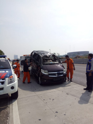Laka Tunggal di Tol Jagorawi Tiga Korban Meninggal Dunia