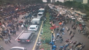 Hindari Kondisi Kacau, Arus Lalin di Tol Dalam Kota Jakarta Dialihkan