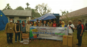 AP II Bagikan Masker, Obat-obatan dan Vitamin di 7 Bandara Terdampak Karhutla