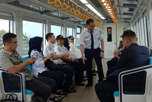 LRT Sumsel Makin Optimal, Menhub : Waktu Tempuh Hanya 47 Menit