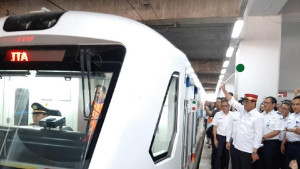Menhub Budi Karya Launching KA Bandara Di Stasiun Manggarai
