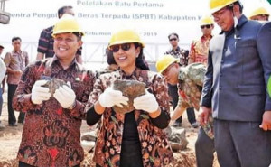 Sinergi BUMN Bangun  Sistem Pengolahan Beras Terpadu di Kebumen