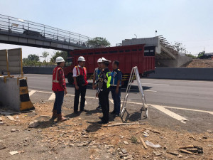 Bangun Overpass Klopo Sepuluh, PT JTT Ruas Surabaya-Gempol Lakukan Rekayasa Lalu Lintas 