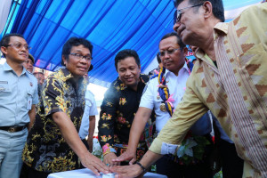 Dipusatkan di Muna, Dirjen Hubdat Resmikan Empat Pelabuhan Penyeberangan