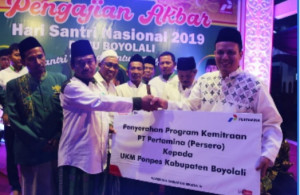 Pertamina Dorong Pertumbuhan Ekonomi Pontren