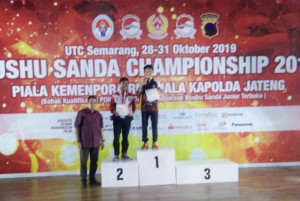 Genta Prakoso, Putra Driver Ojol Yang  Raih Medali Emas di Kejurnas Wushu 2019