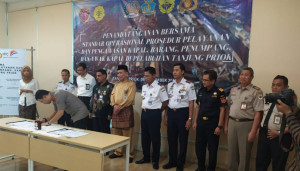 OP Tanjung Priok dan Instansi di Terkait Teken Komitmen Bersama Penerapan SOP Pelayanan Kapal, Barang dan Penumpang 