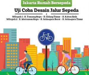 20 November 2019 Diberlakukan Jalur Sepeda di Jakarta, Pelanggar Didenda Rp500 Ribu