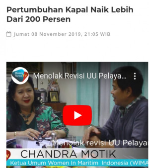 Pertumbuhan Kapal Naik Lebih  Dari  200 Persen