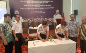 Jakarta Teken Sepakat  Monitor, Evaluasi dan Tata Kegiatan Bongkar Muat  Di Pelabauhan Priok
